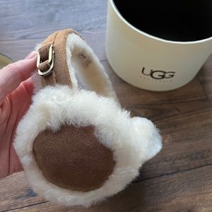 COPY - UGG Shearling-Trimmed Suede Earmuffs